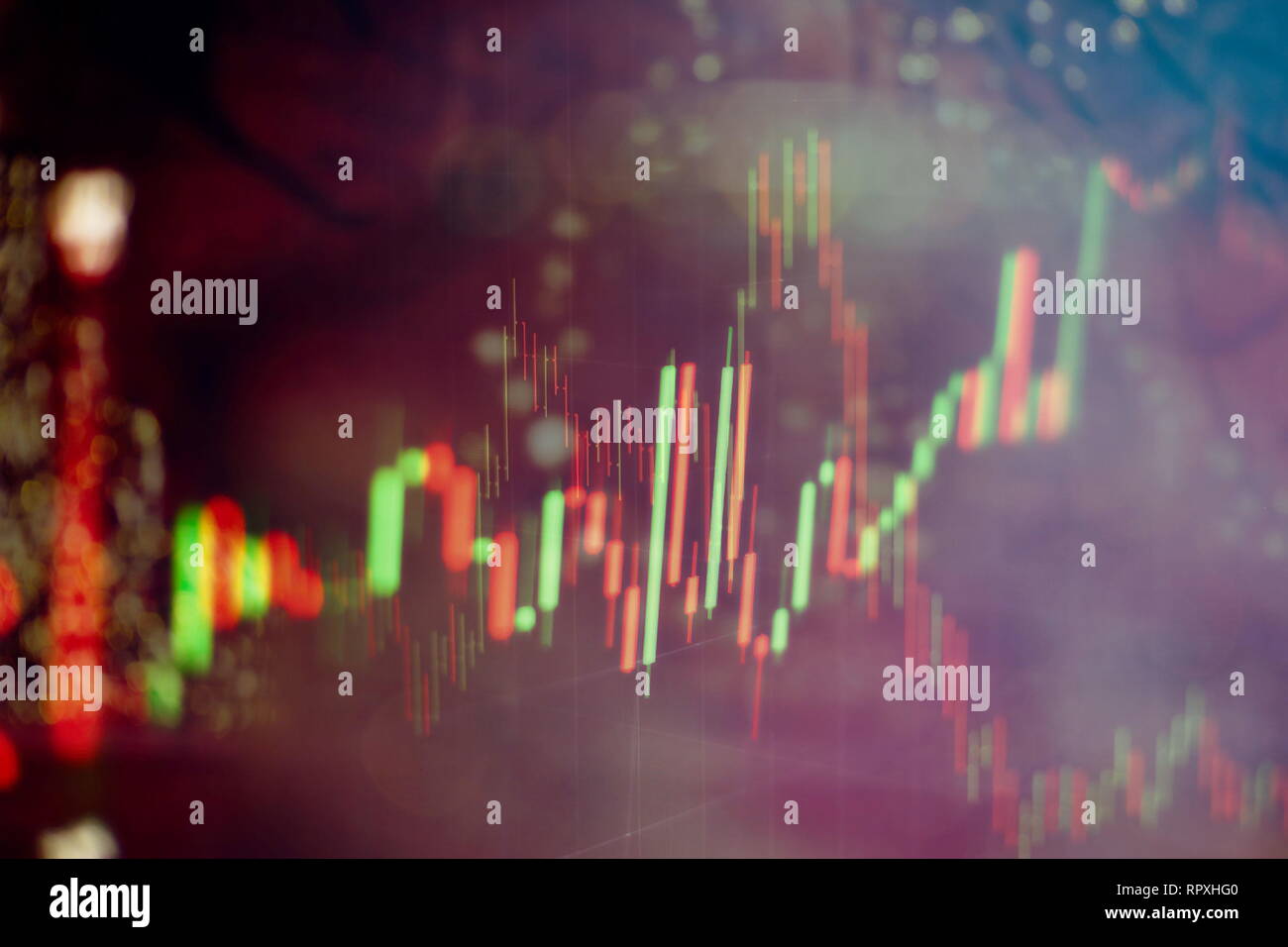 Business Success An!   d Growth Concept Stock Market Business Graph - 